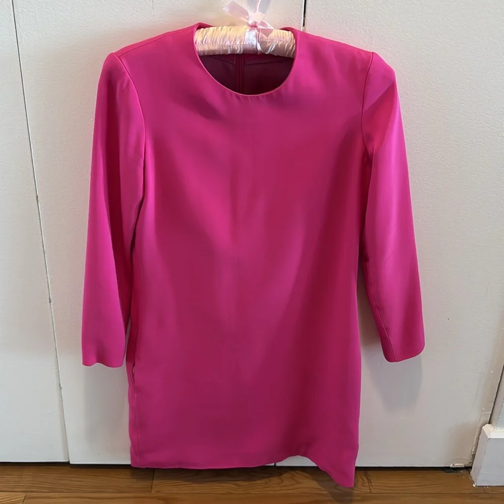 ❌SOLD❌Authentic Celine Hot Pink Shift Dress - Picture 3 of 11
